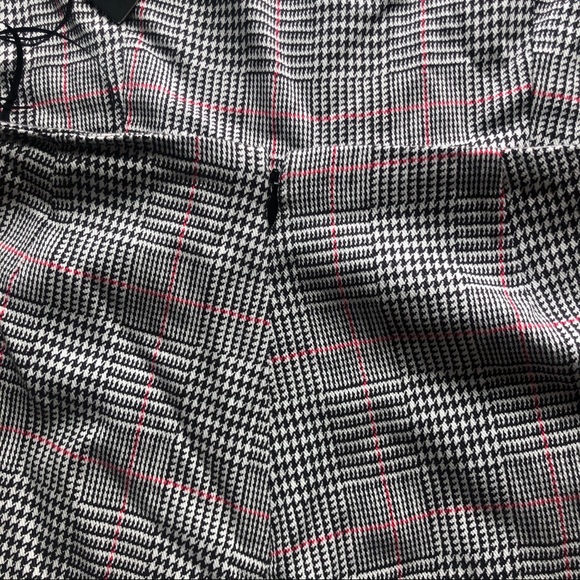 Reformation Oakland Plaid Jumpsuit Gray sz 10 - Picture 9 of 11